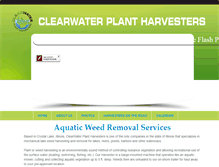 Tablet Screenshot of clearwaterharvesters.com